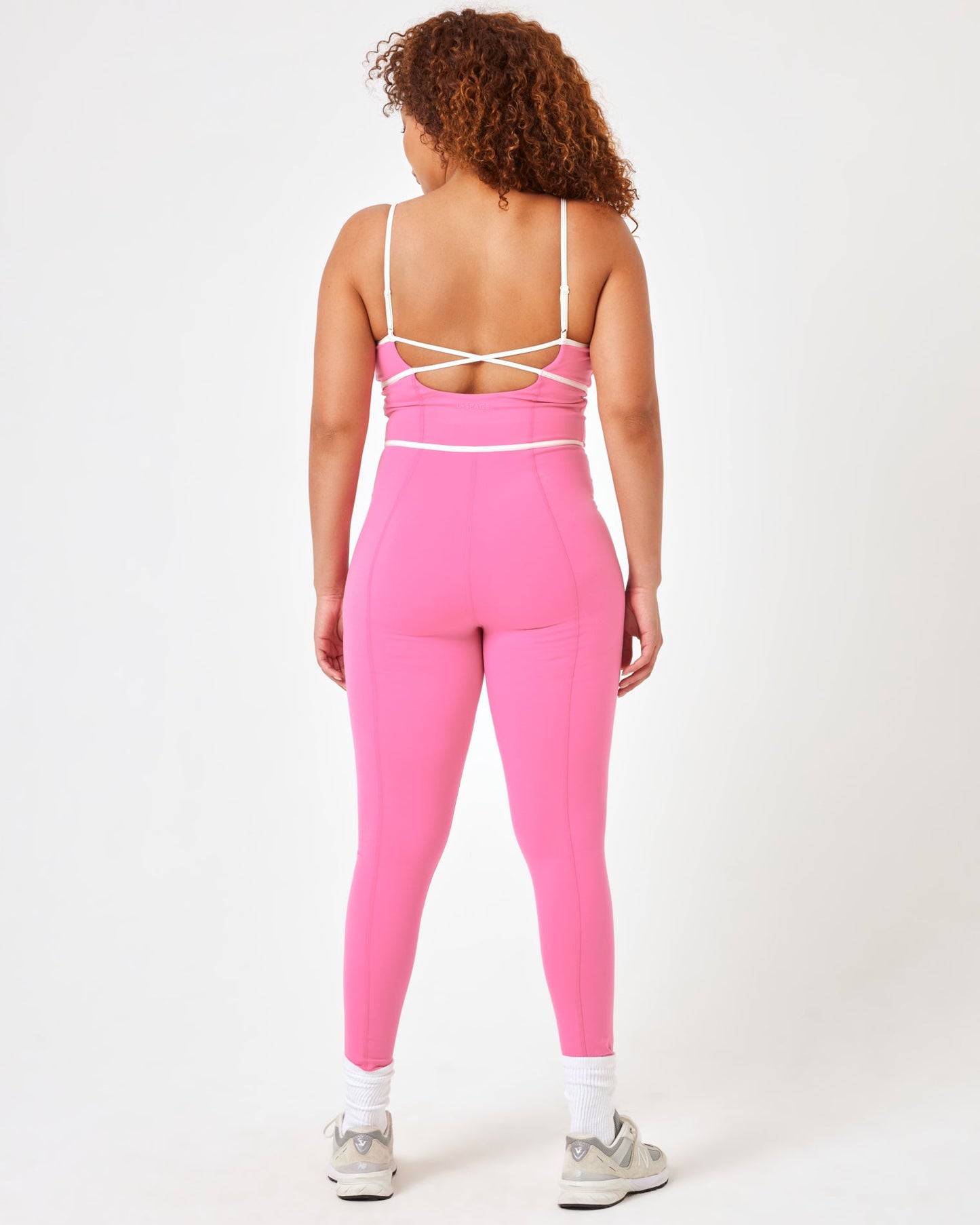 Ace Jumpsuit - Taffy/Cream | LSPACE | Evolve Fit Wear