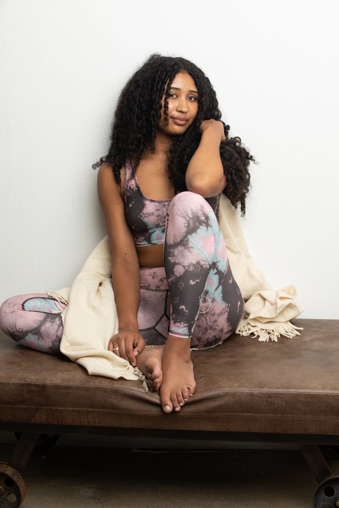 Eagle Feather Pink Hot Pant | Teeki | Evolve Fit Wear