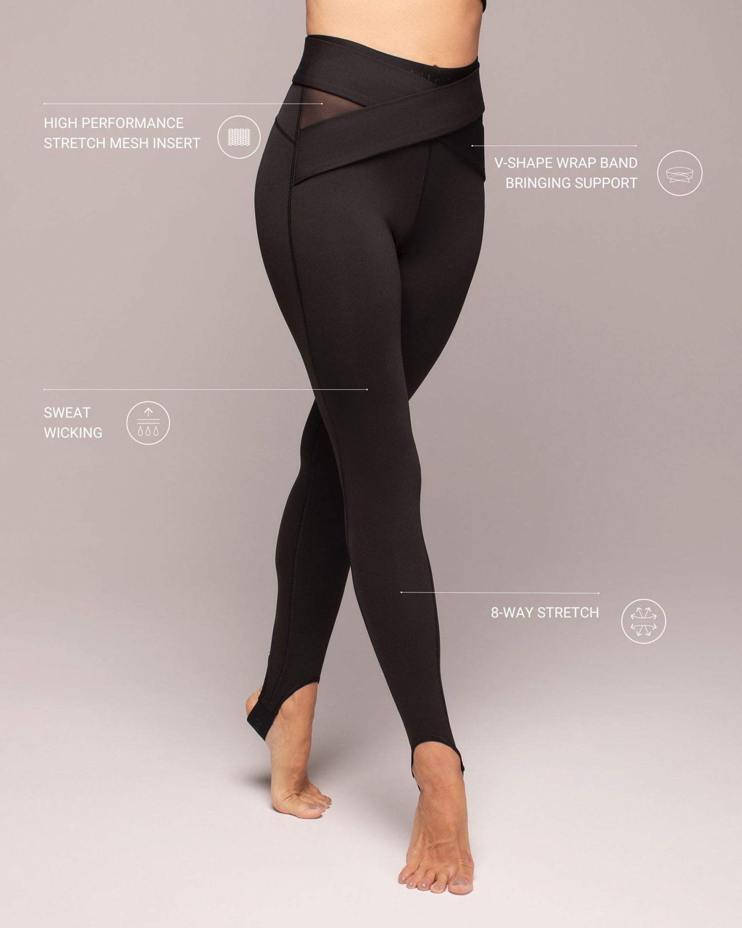 Ascent Wrap Legging | MICHI | Evolve Fit Wear
