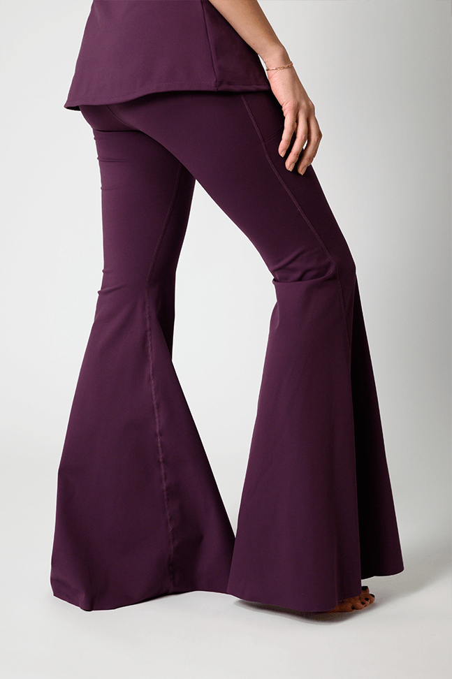 Bell Bottoms 2.0 in Mulberry | Yoga Democracy | Evolve Fit Wear