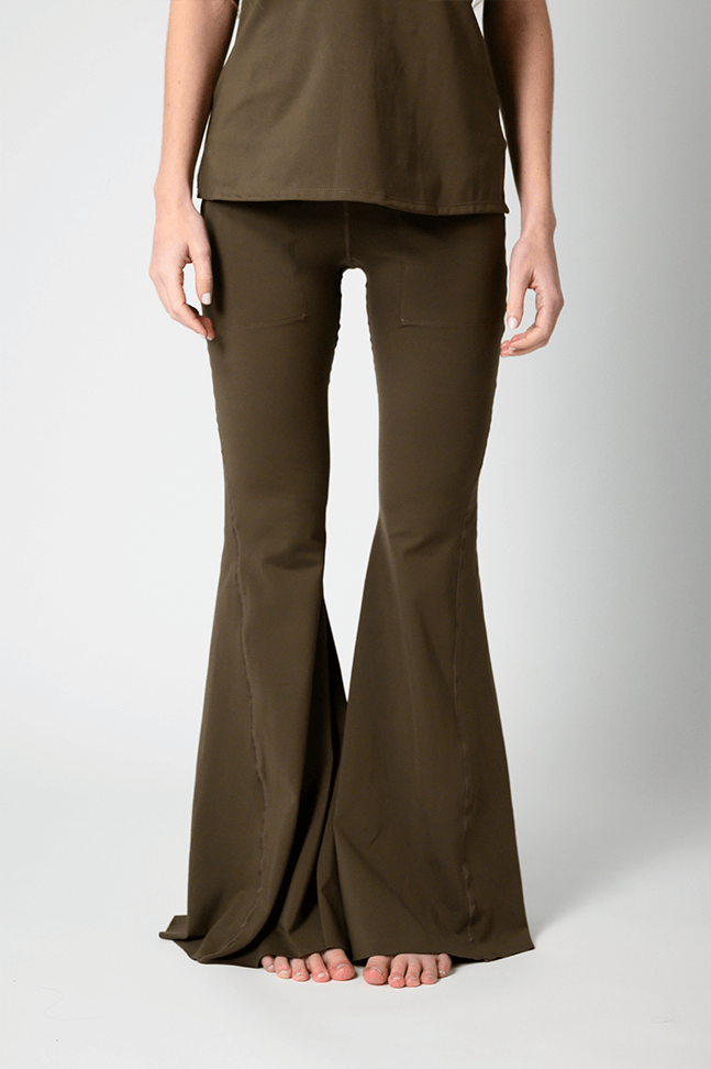 Bell Bottoms 2.0 in Twig | Yoga Democracy | Evolve Fit Wear