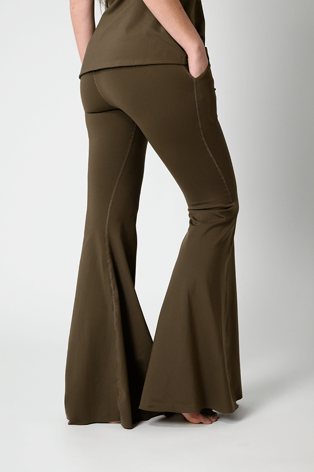 Bell Bottoms 2.0 in Twig | Yoga Democracy | Evolve Fit Wear