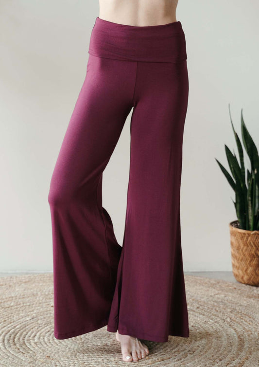 Chill Yoga Pant - Merlot | Jala | Evolve Fit Wear