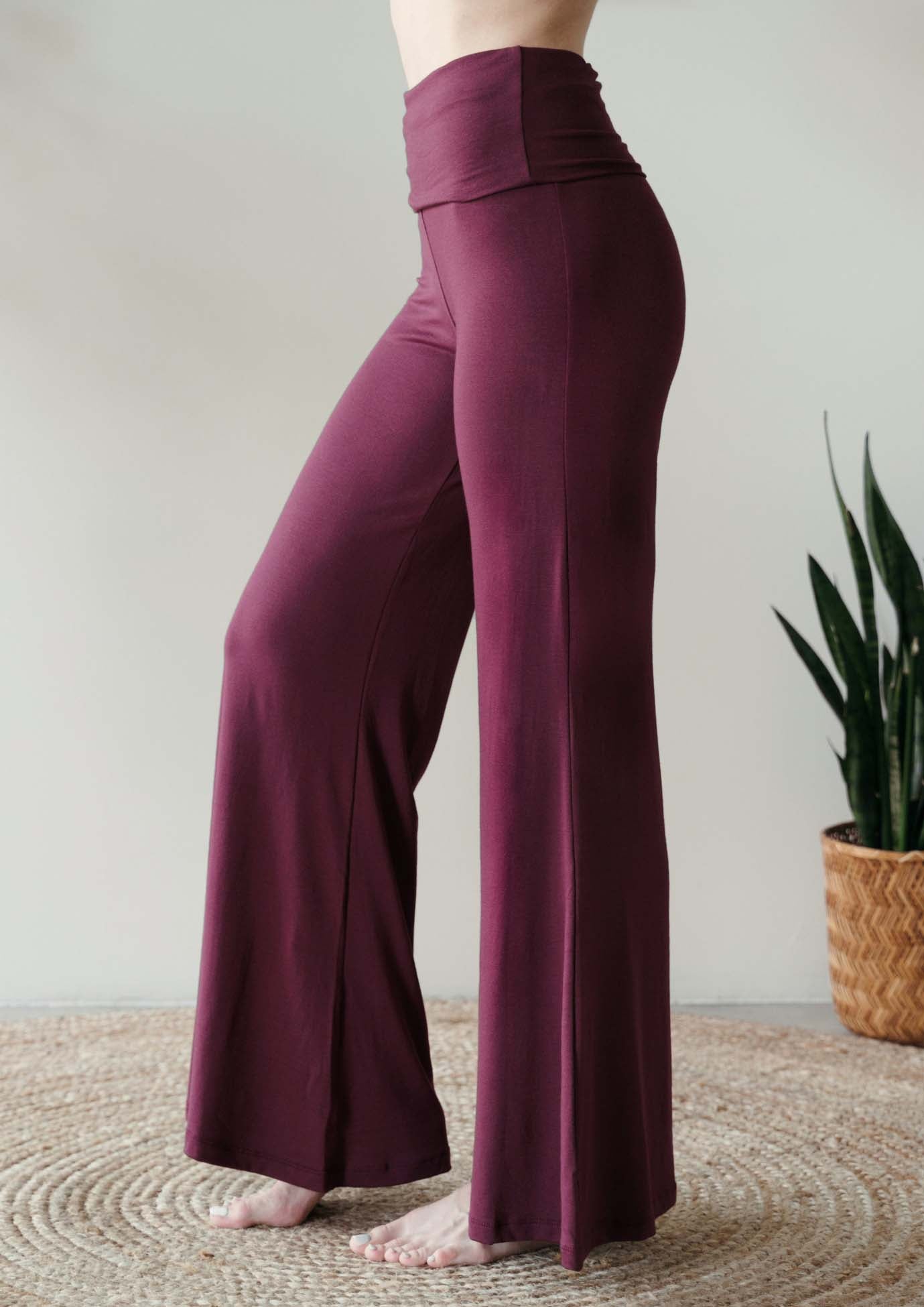 Chill Yoga Pant - Merlot | Jala | Evolve Fit Wear