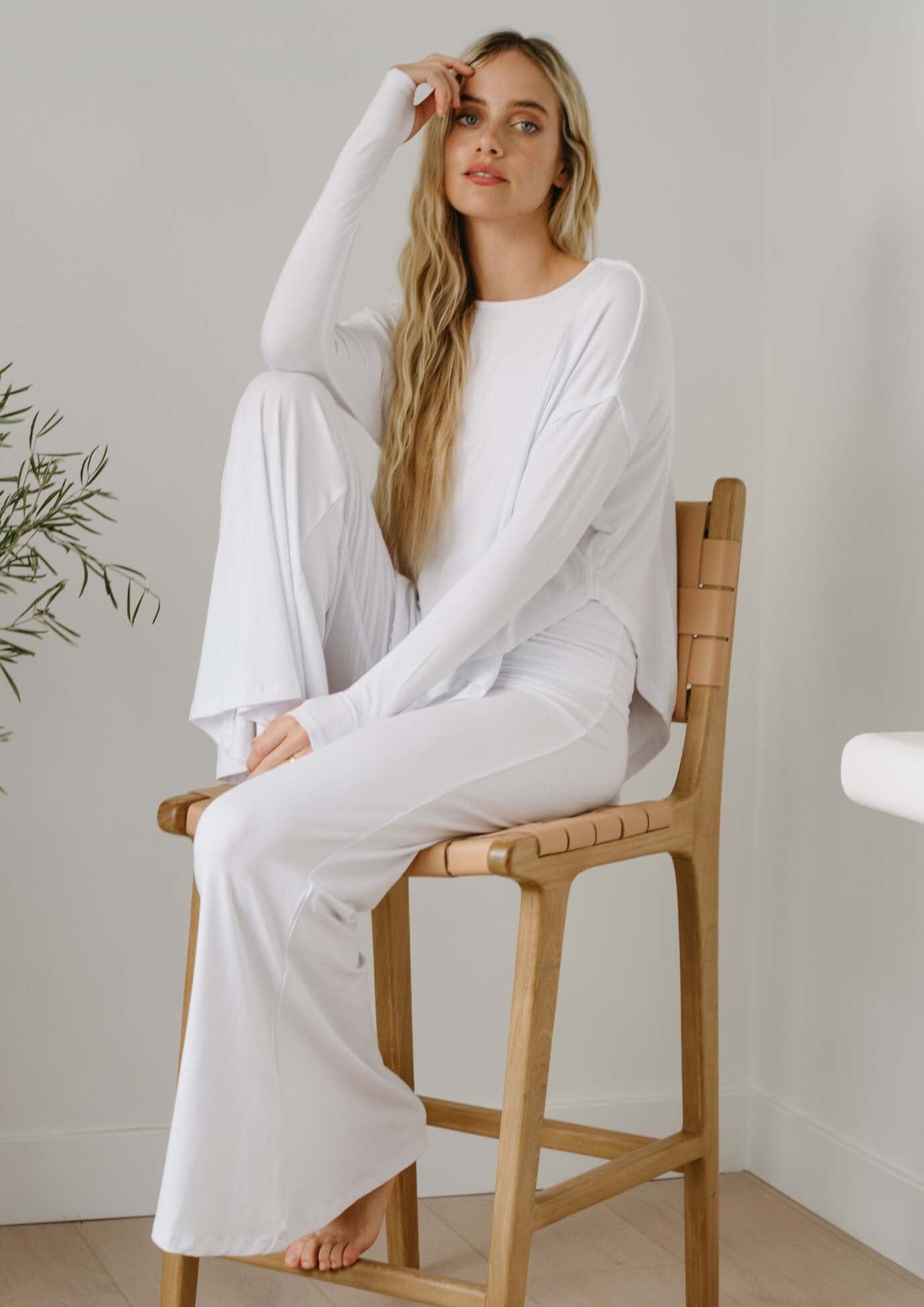 Chill Yoga Pant - White | Jala | Evolve Fit Wear