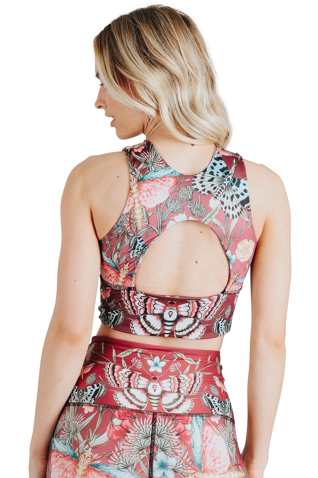 Free Range Sports Bra in Pretty In Pink | Yoga Democracy | Evolve Fit Wear