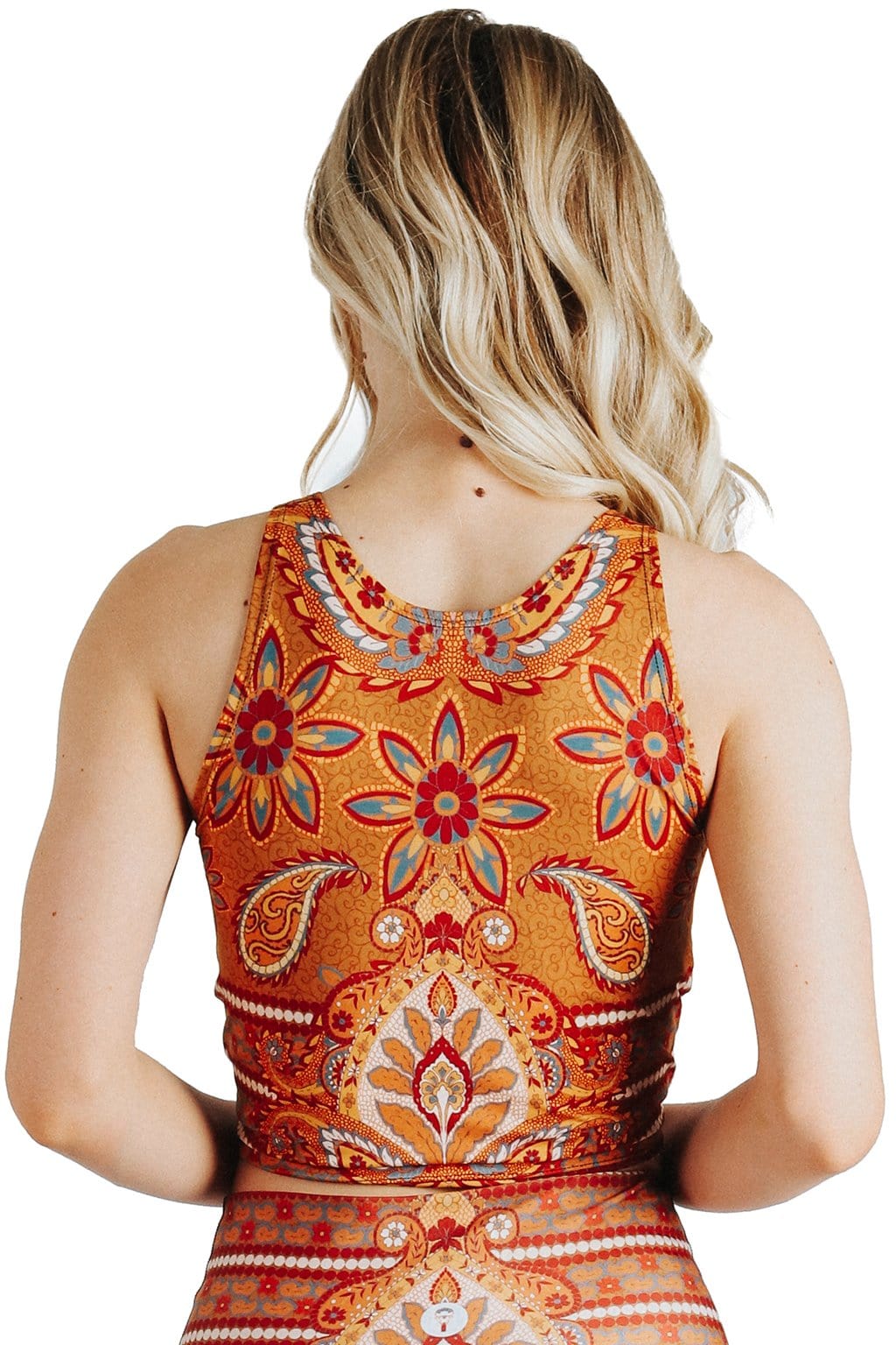 Reversible Knot Top in Rad Paisley | Yoga Democracy | Evolve Fit Wear