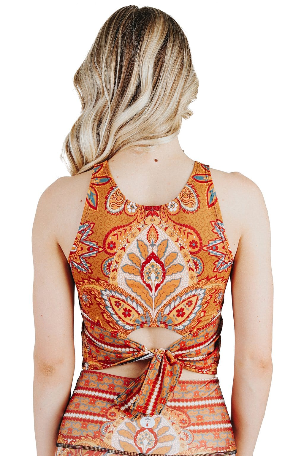 Reversible Knot Top in Rad Paisley | Yoga Democracy | Evolve Fit Wear