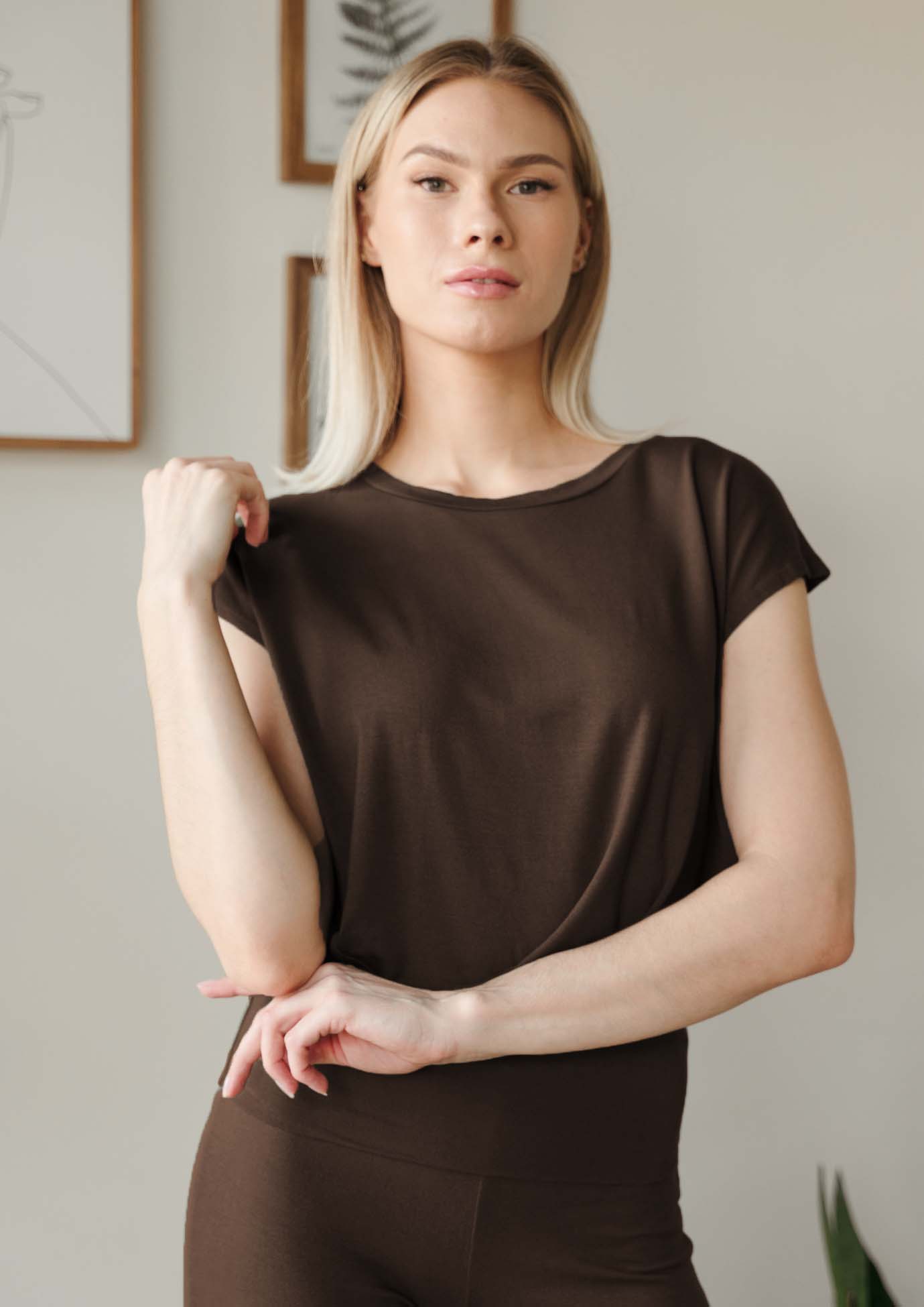 Easy Tee - Espresso | Jala | Evolve Fit Wear