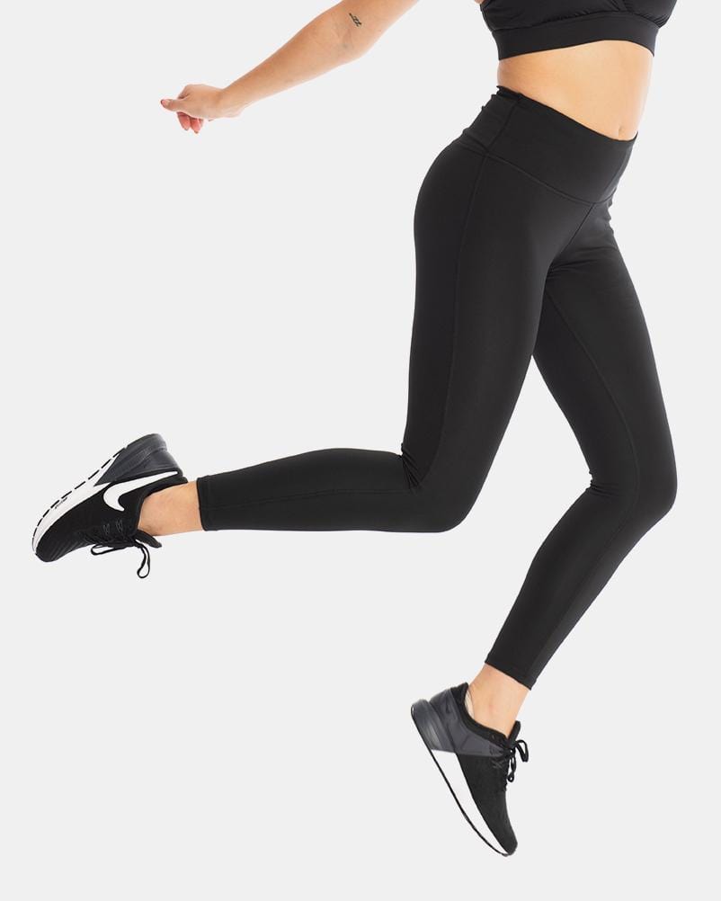 Squeeze Play High Waist Leggings - Booya Black