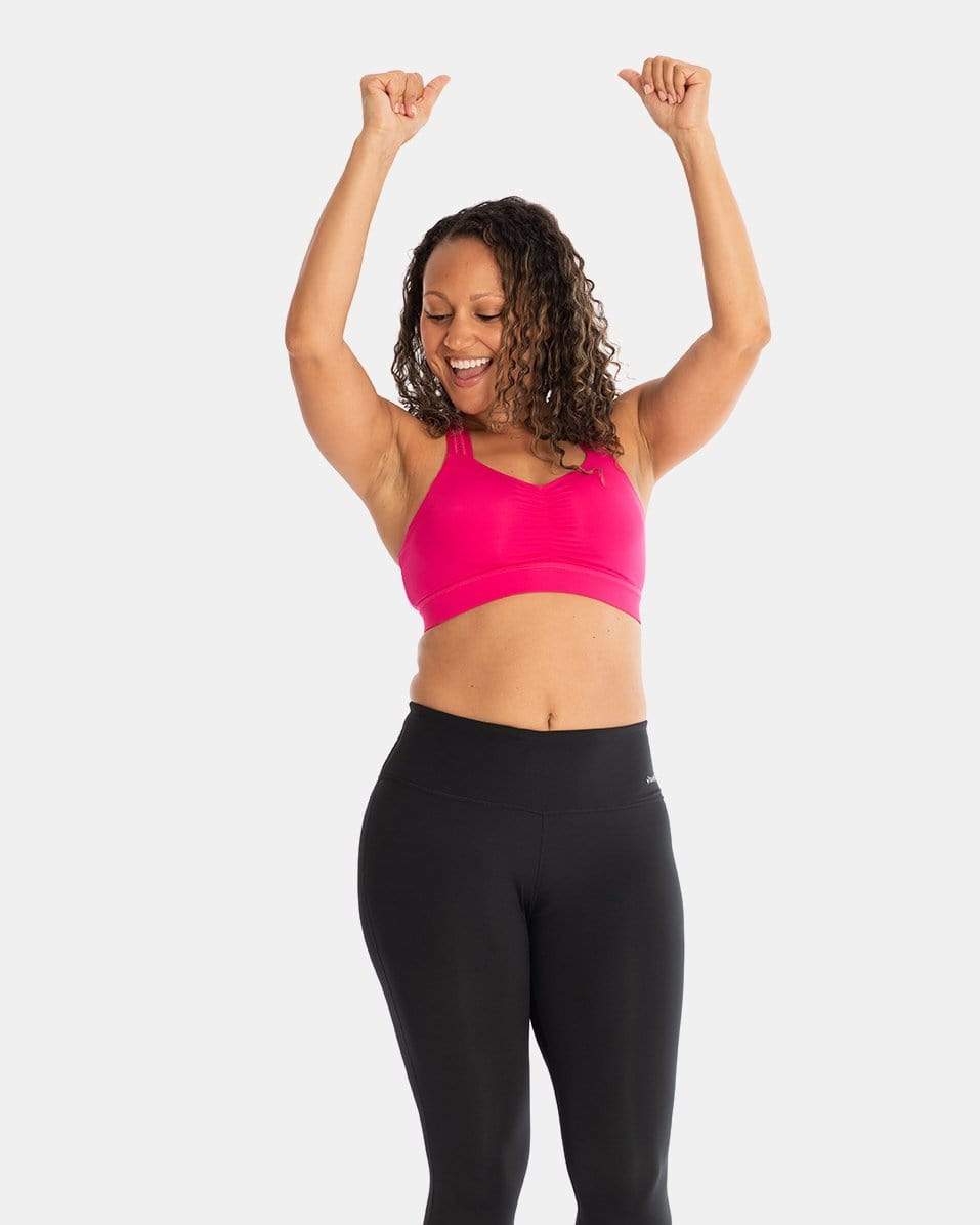 Y-Back Bra – Battle Cry Pink | Handful | Evolve Fit Wear