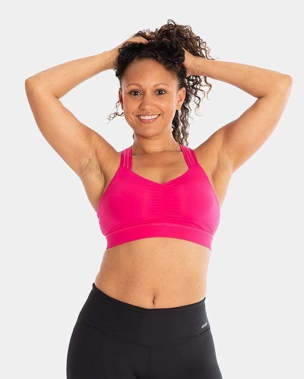 Y-Back Bra – Battle Cry Pink | Handful | Evolve Fit Wear