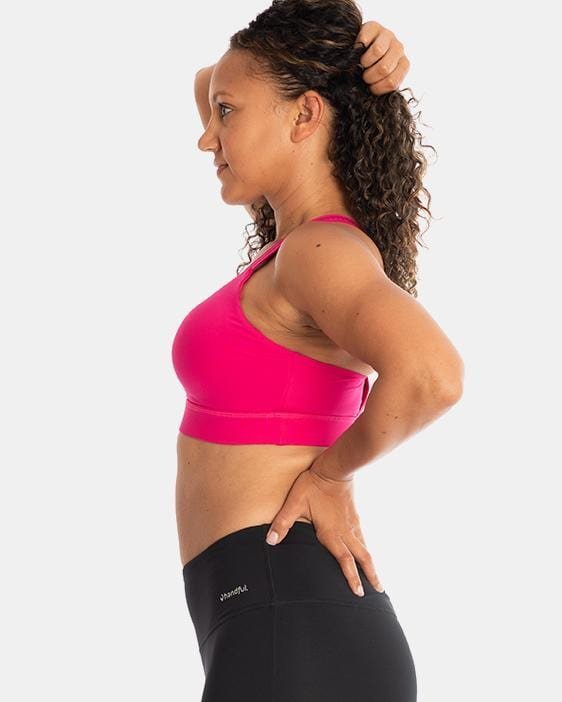 Y-Back Bra – Battle Cry Pink | Handful | Evolve Fit Wear