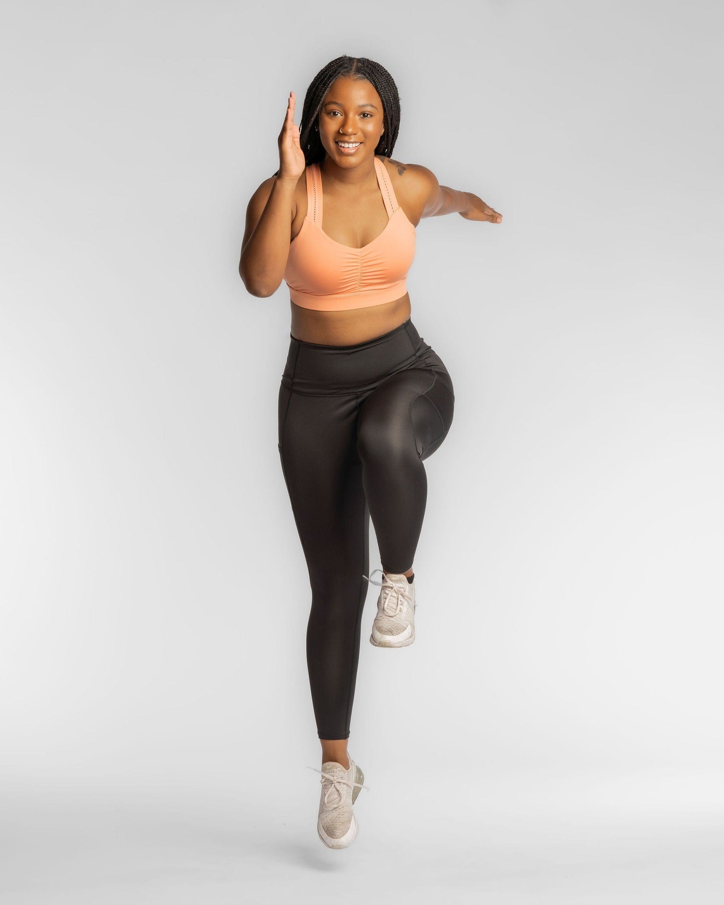 Handful Y - Back Bra - Papaya | Handful | Evolve Fit Wear