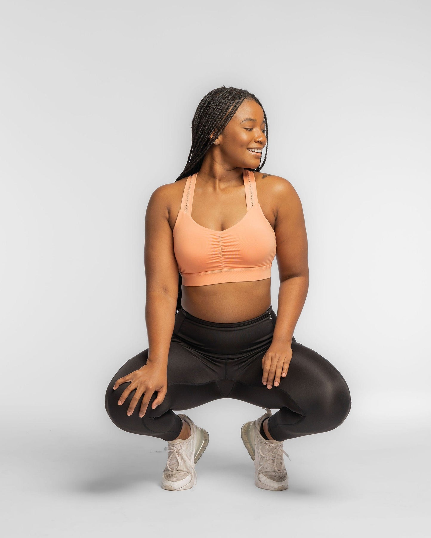 Handful Y - Back Bra - Papaya | Handful | Evolve Fit Wear