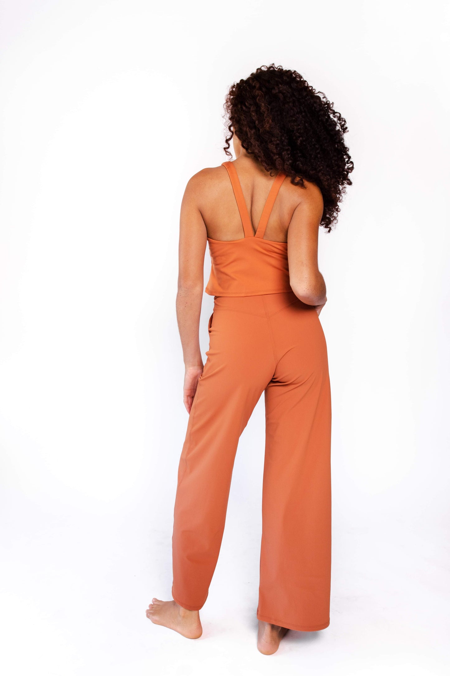 Ultimate Trouser in Burnt Orange | Yoga Democracy | Evolve Fit Wear