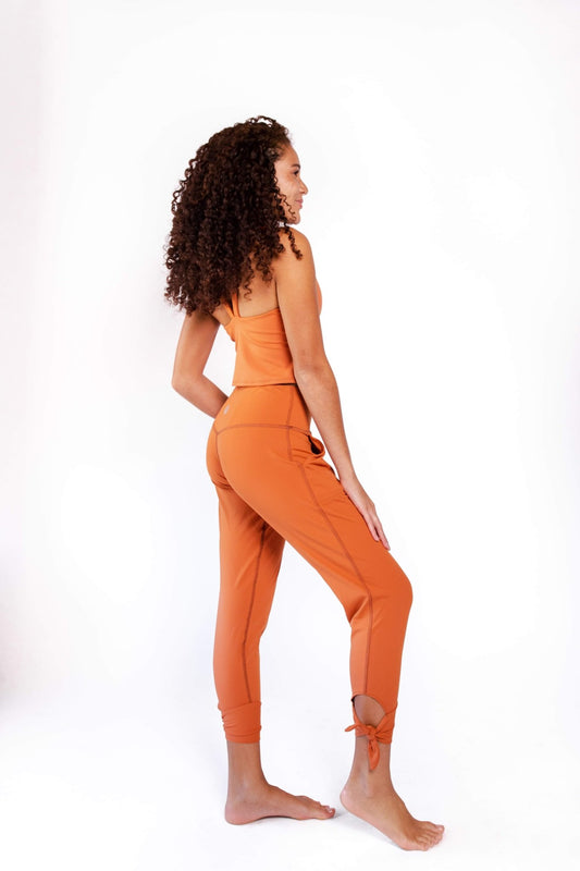 Sunday Jogger in Burnt Orange | Yoga Democracy | Evolve Fit Wear