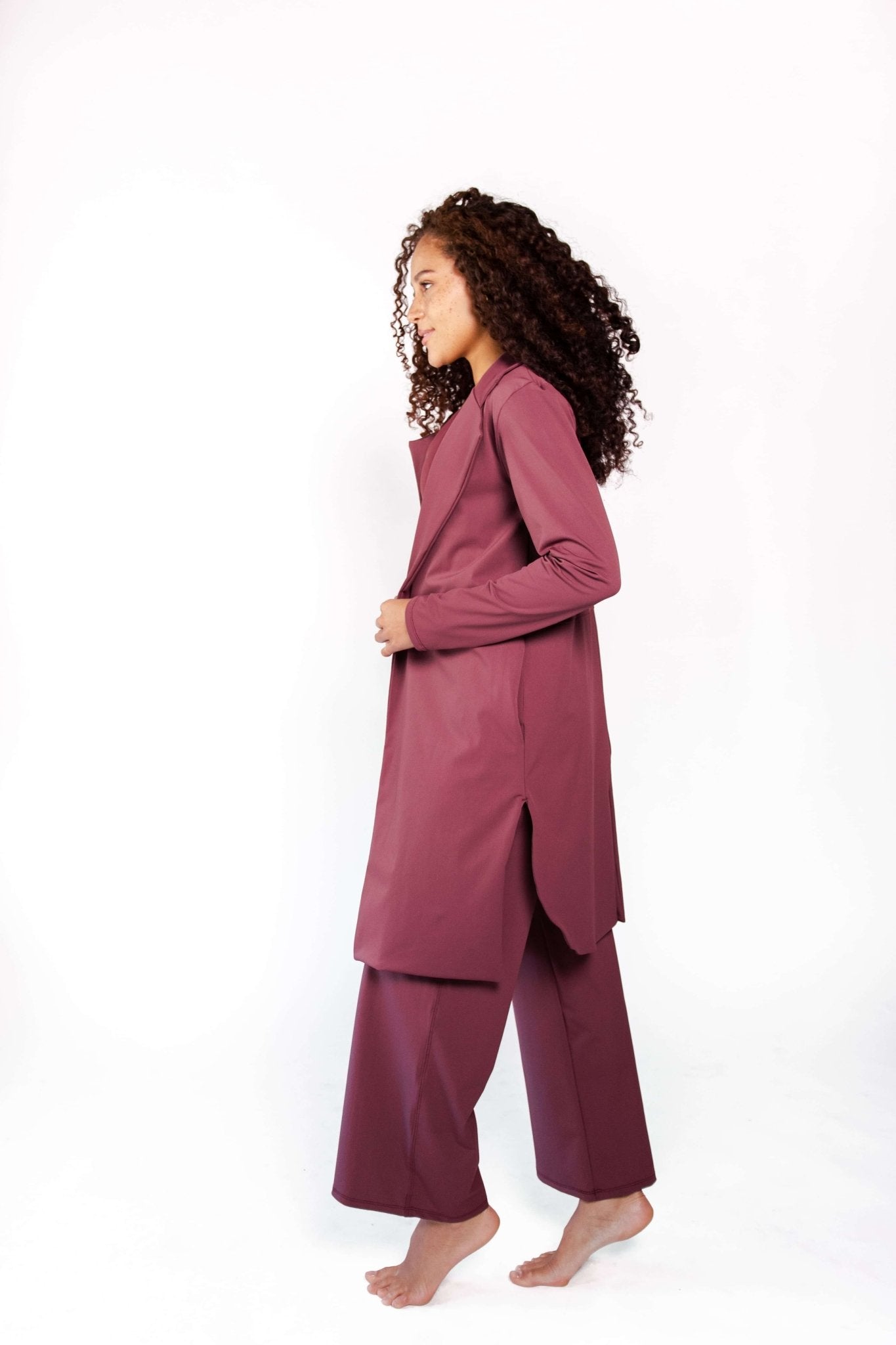 Ultimate Trouser in Maroon | Yoga Democracy | Evolve Fit Wear