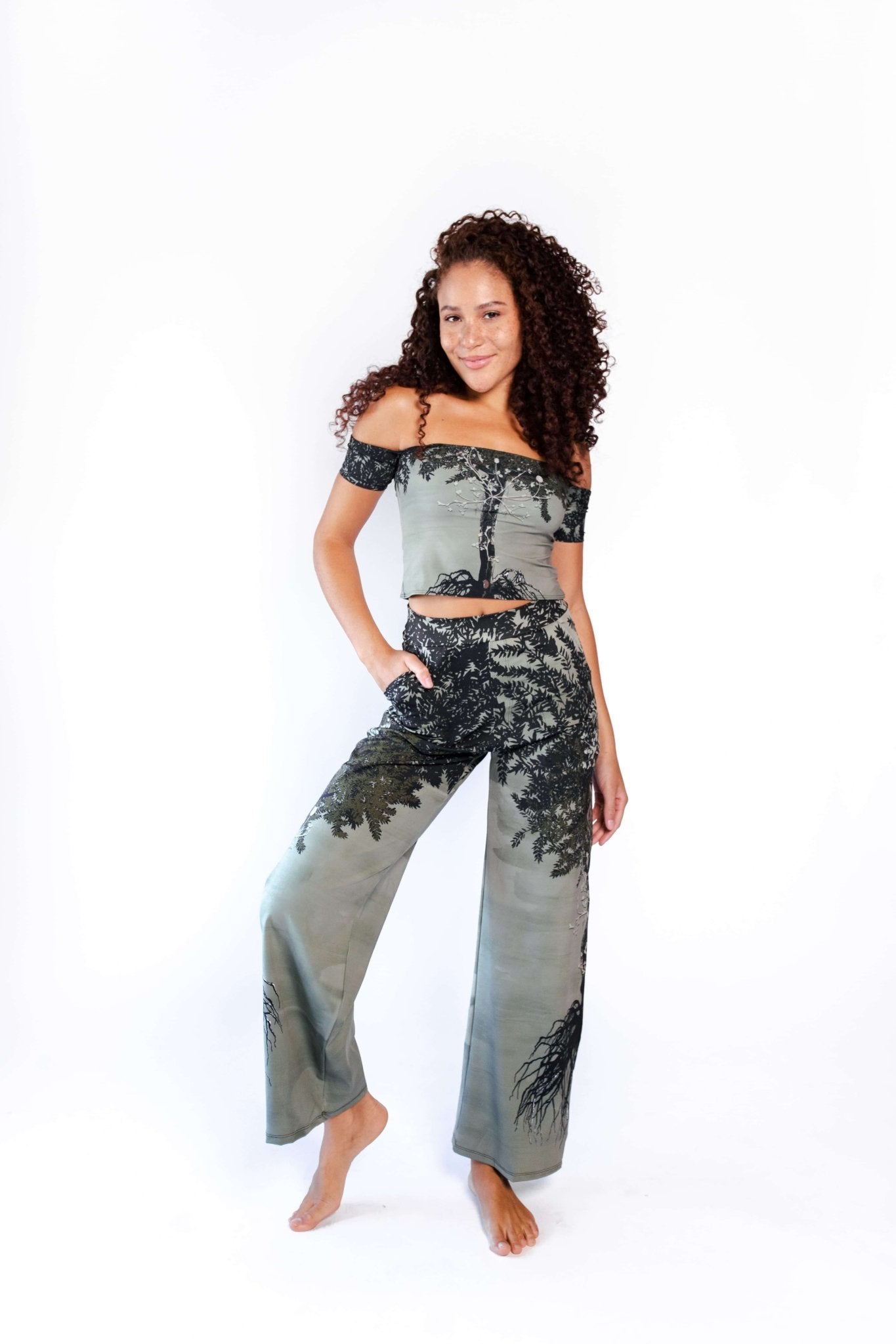 Off The Shoulder Bandeau in Transformation | Yoga Democracy | Evolve Fit Wear