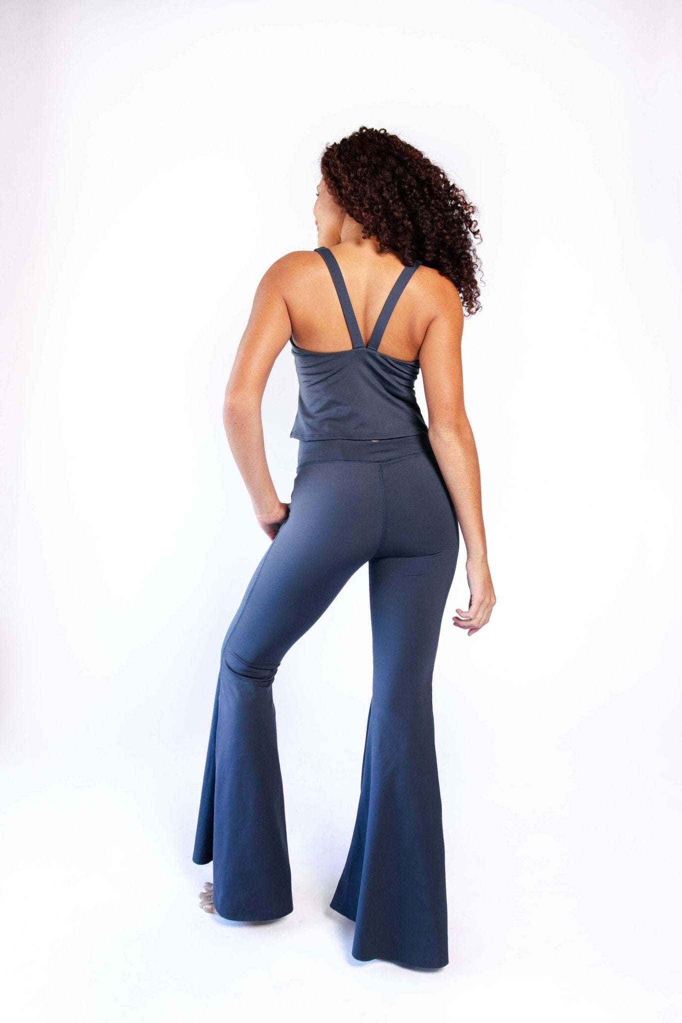Bell Bottoms 2.0 in Navy Blue | Yoga Democracy | Evolve Fit Wear