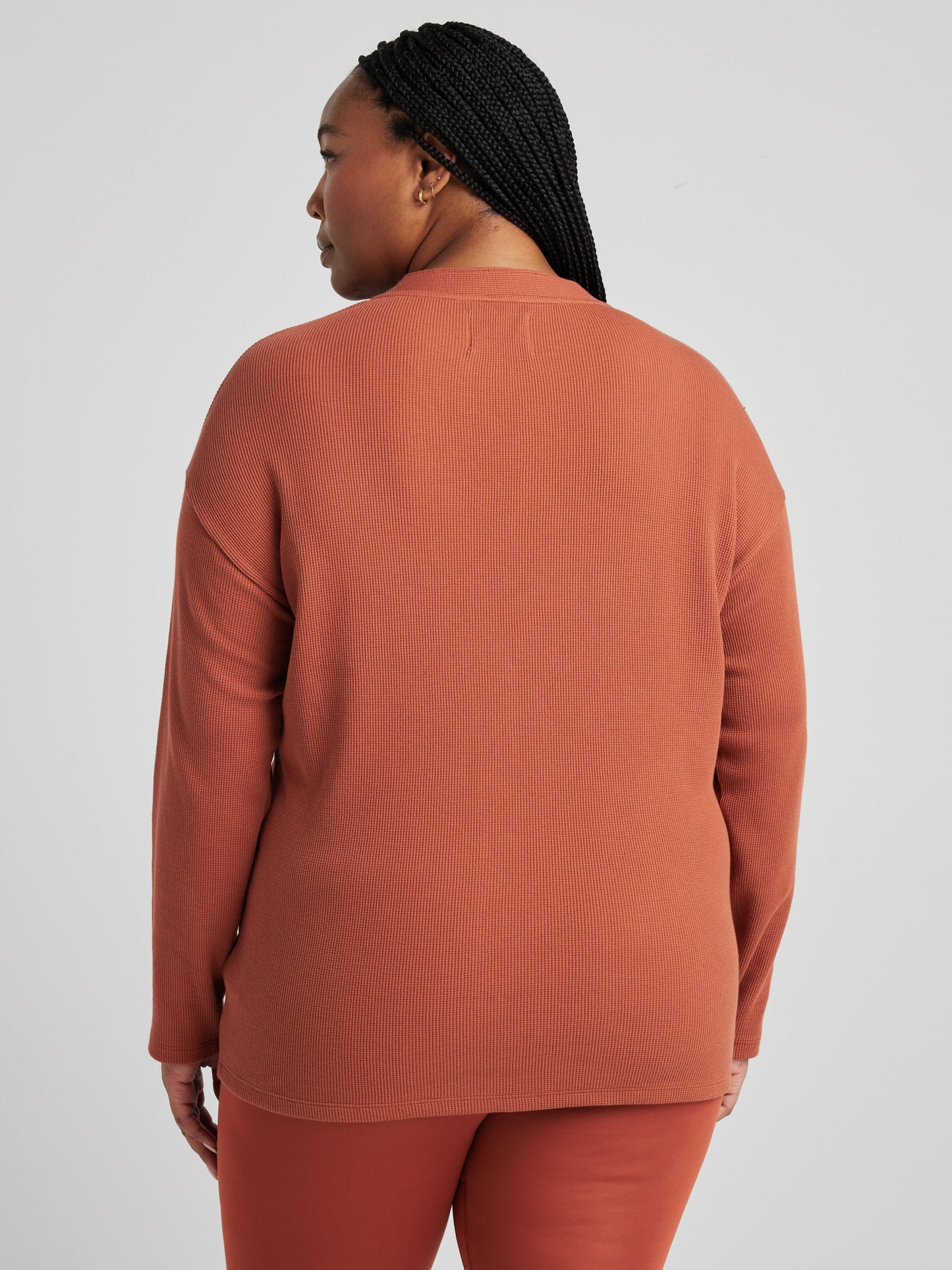 Relaxed Cardigan - Baked Clay | Losano | Evolve Fit Wear