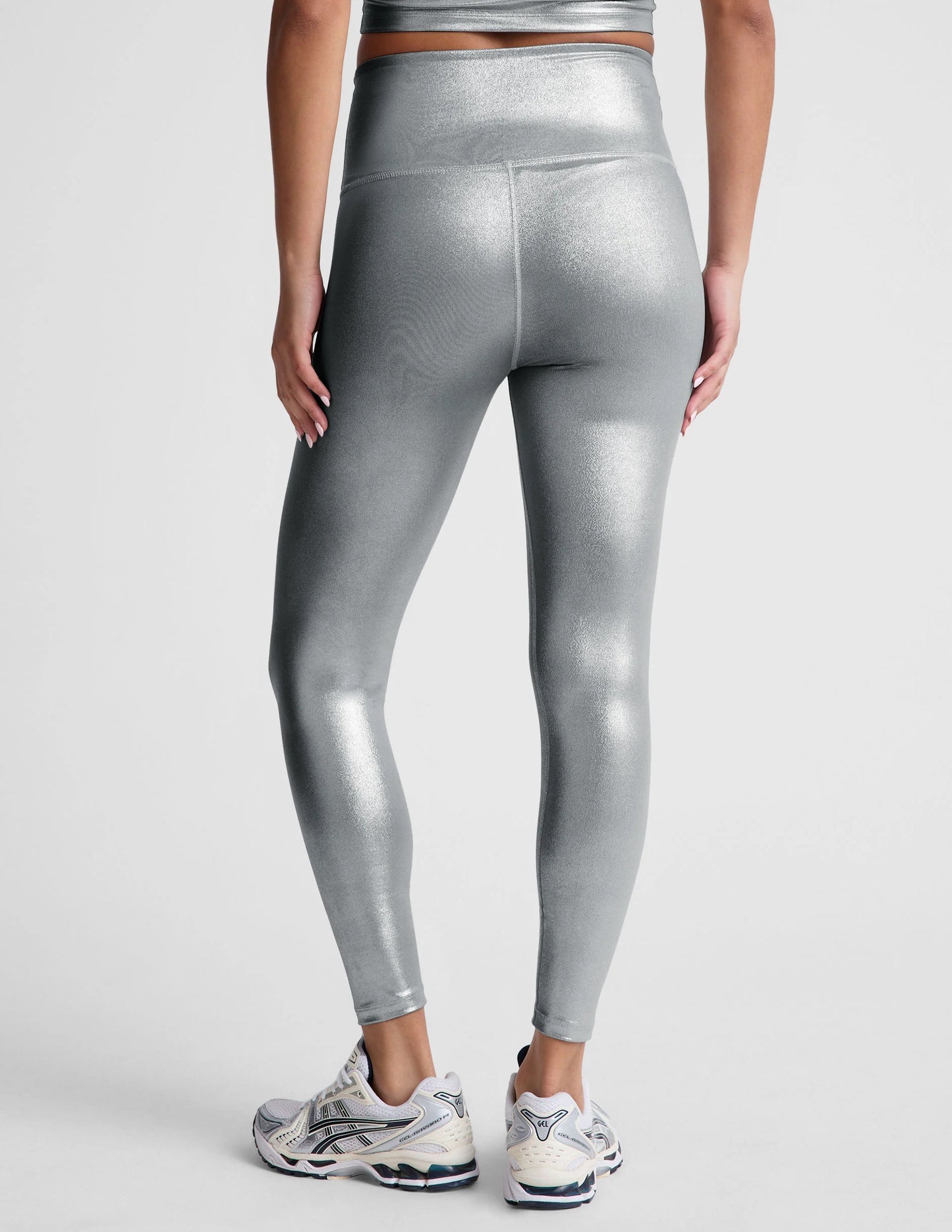 Beyond Yoga Caught in the Midi Legging - Liquid Silver | Beyond Yoga | Evolve Fit Wear