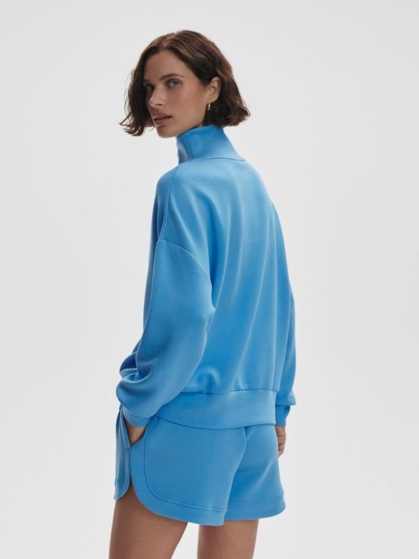Varley Hawley Half Zip Sweat - Azure Blue | Varley | Evolve Fit Wear