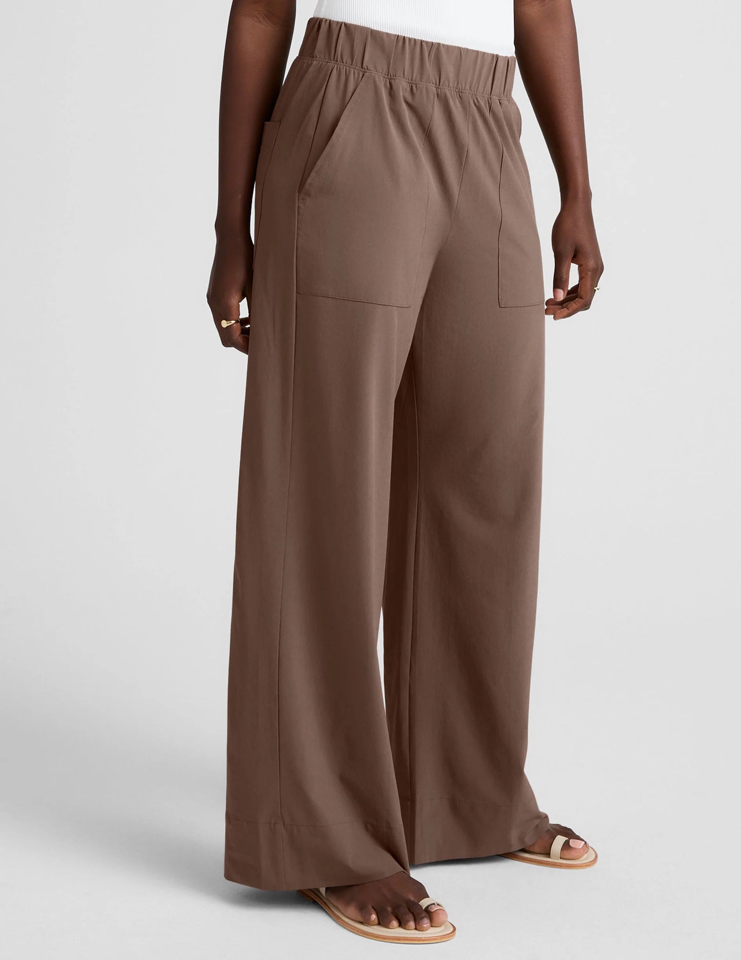 Beyond Yoga Easy Wide Leg Pant - Khaki | Beyond Yoga | Evolve Fit Wear