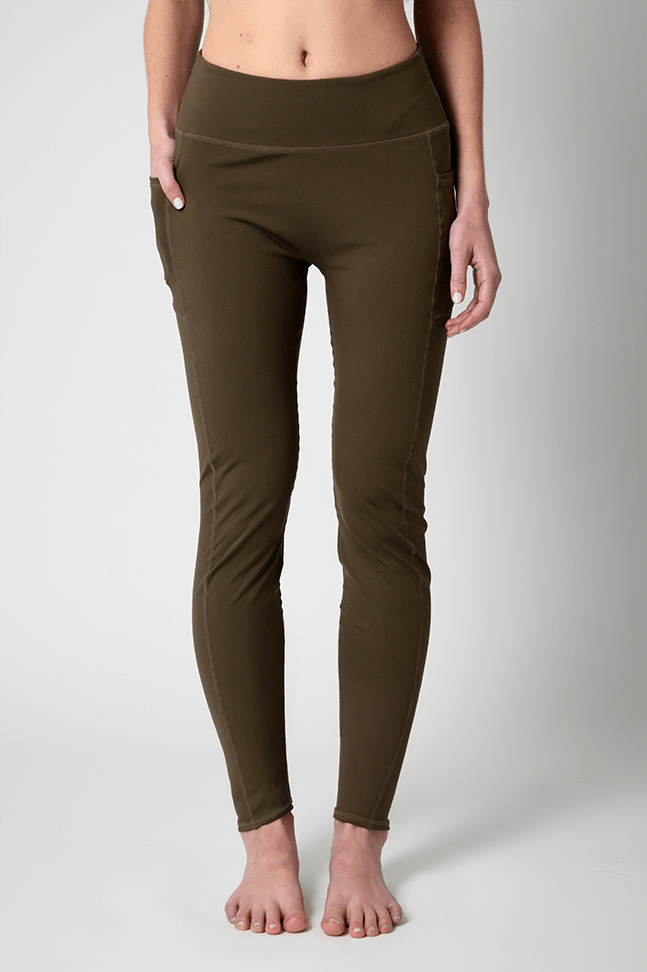 Non Stop Legging in Twig | Yoga Democracy | Evolve Fit Wear
