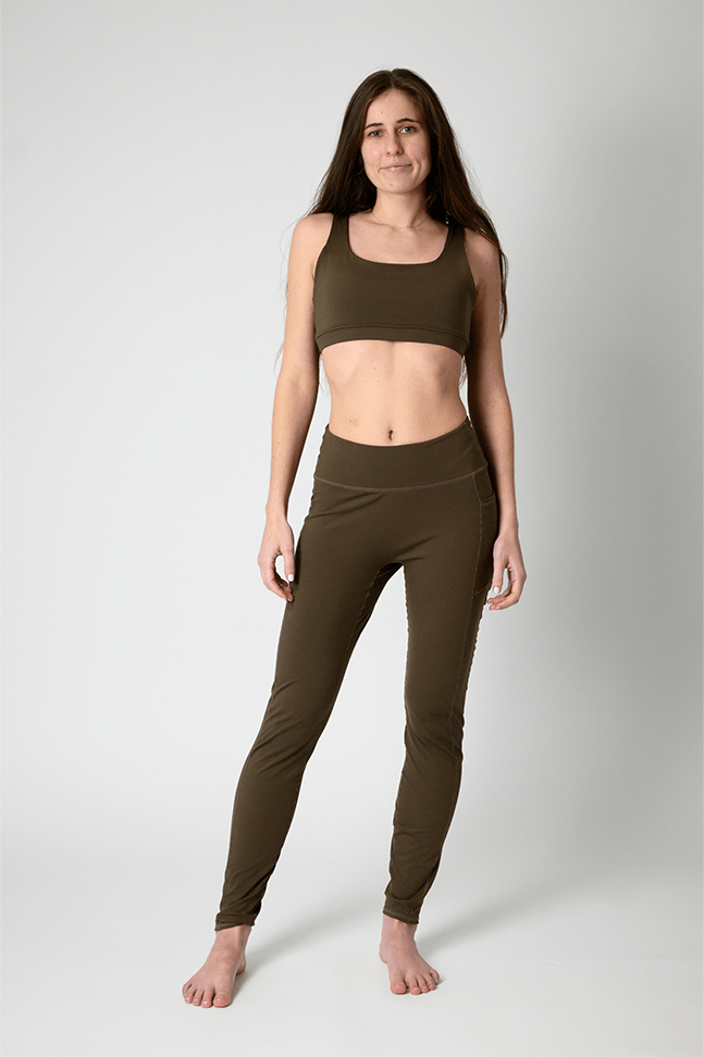 Non Stop Legging in Twig | Yoga Democracy | Evolve Fit Wear