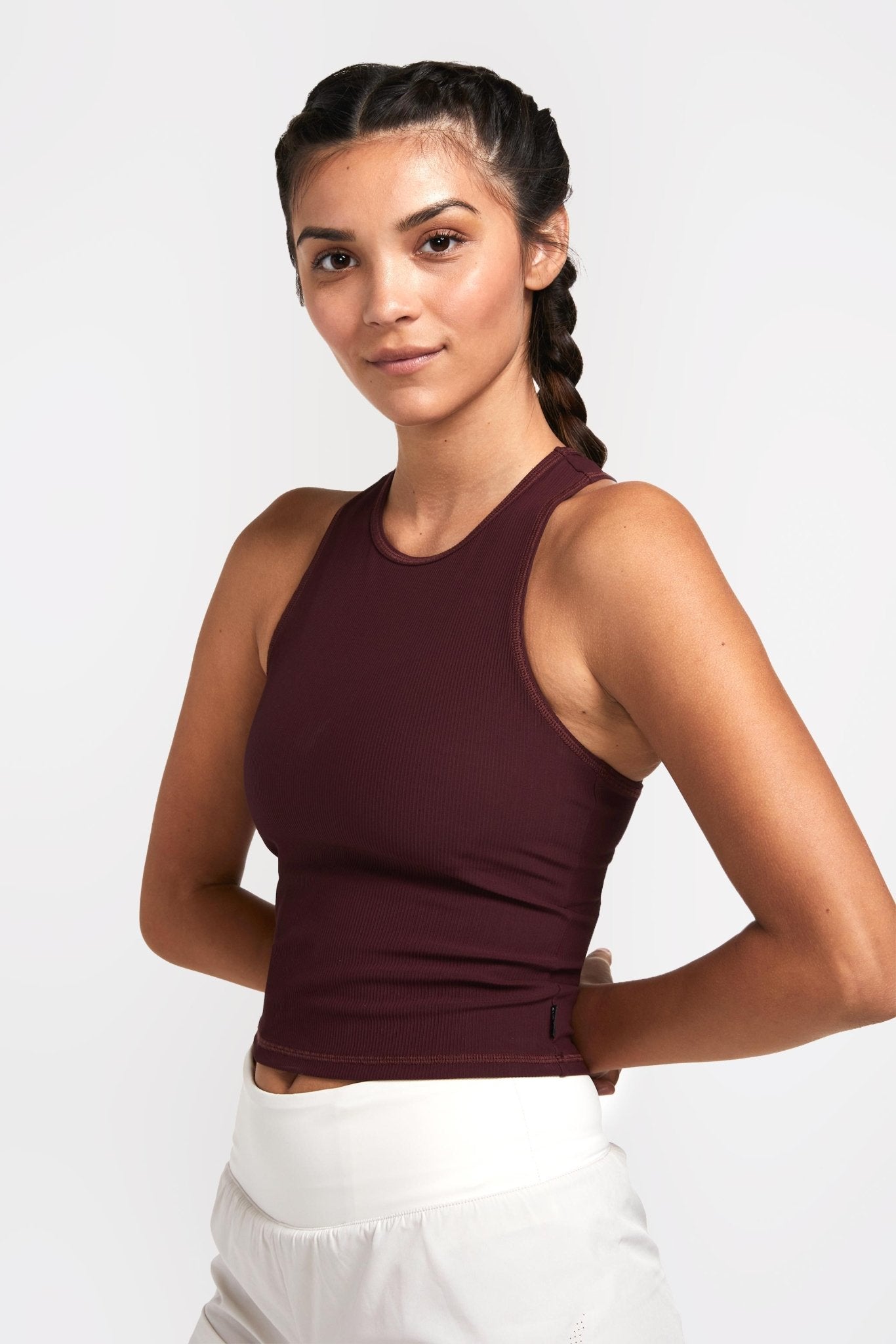 ALRN RIB CROP TANK | ALWRLD | Evolve Fit Wear