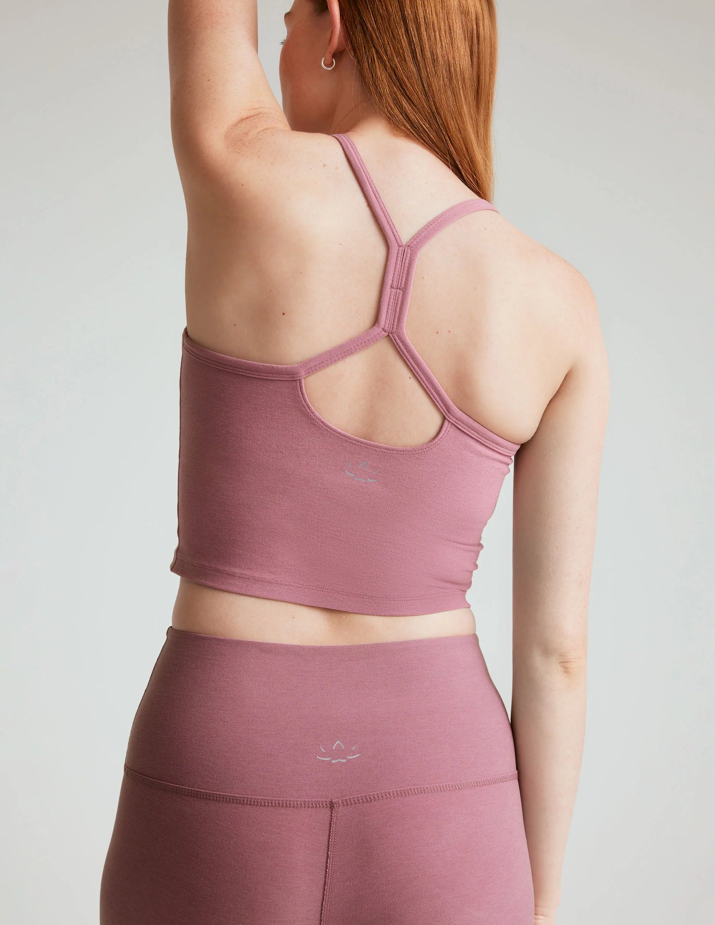 Beyond Yoga Slim Racerback Cropped Tank - Orchid Blossom Heather | Beyond Yoga | Evolve Fit Wear