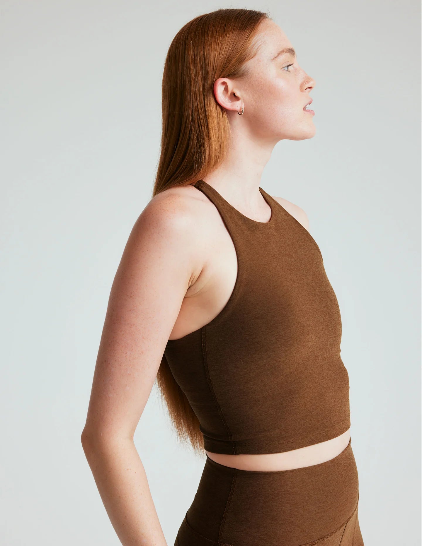 Beyond Yoga ReFocus Cropped Tank - Mocha | Beyond Yoga | Evolve Fit Wear