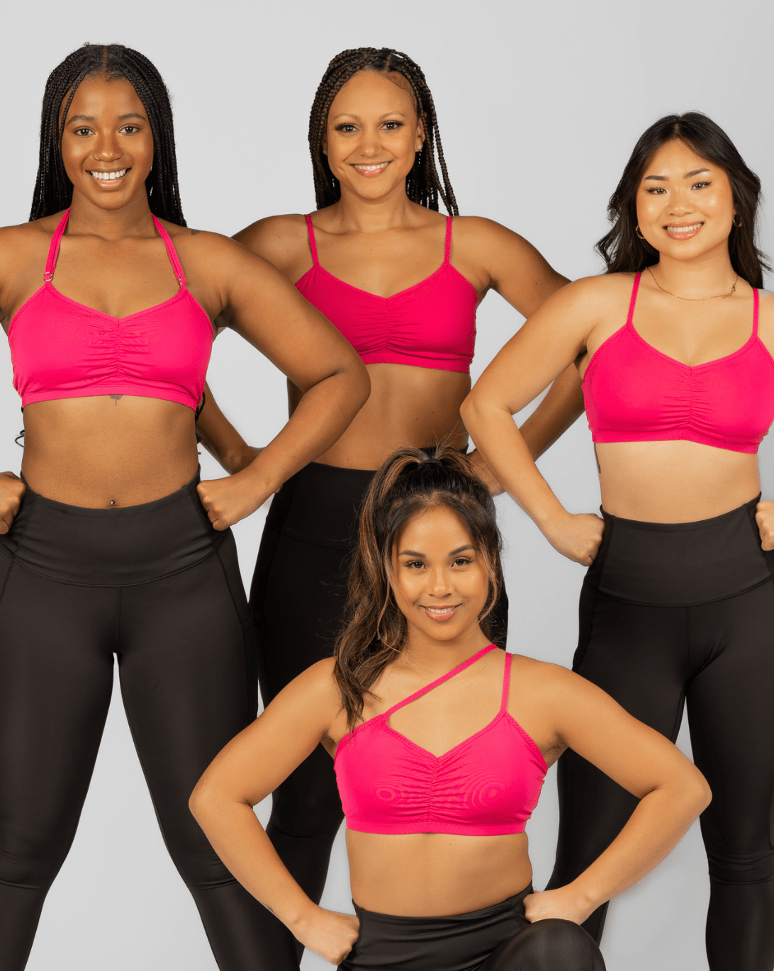 Adjustable Bra – Battle Cry Pink | Handful | Evolve Fit Wear