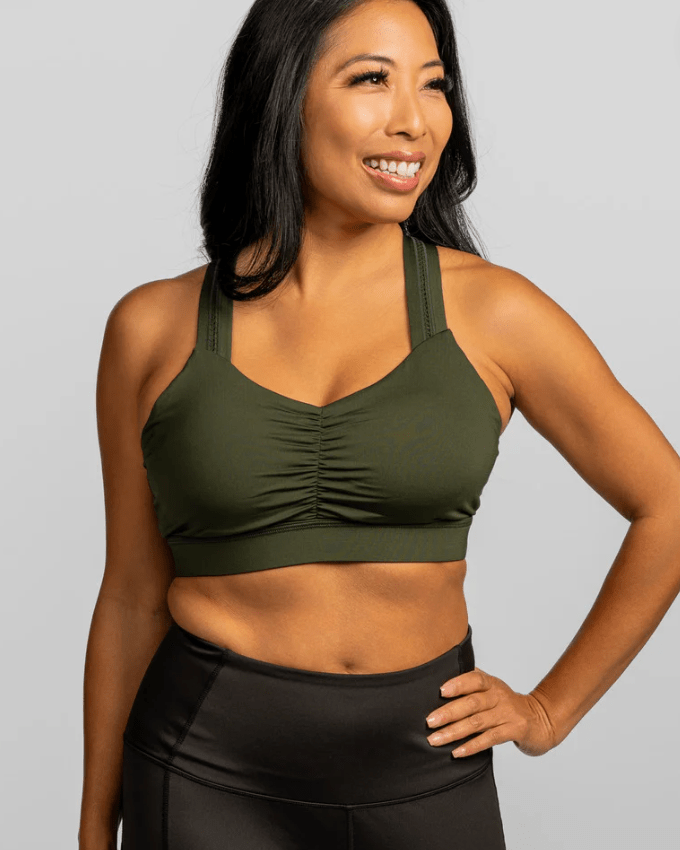 Y-Back Bra - JunipHer (Forest Green)