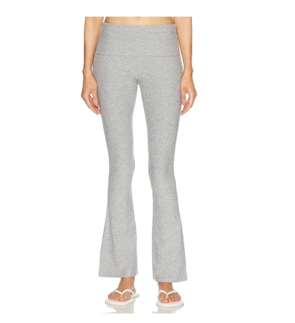 Beyond Yoga Spacedye Foldover Bootcut Pant - Silver | Beyond Yoga | Evolve Fit Wear