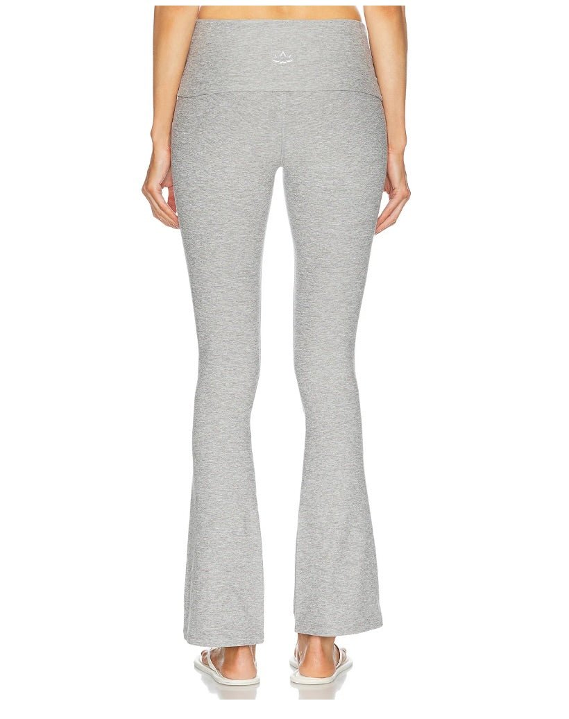 Beyond Yoga Spacedye Foldover Bootcut Pant - Silver | Beyond Yoga | Evolve Fit Wear