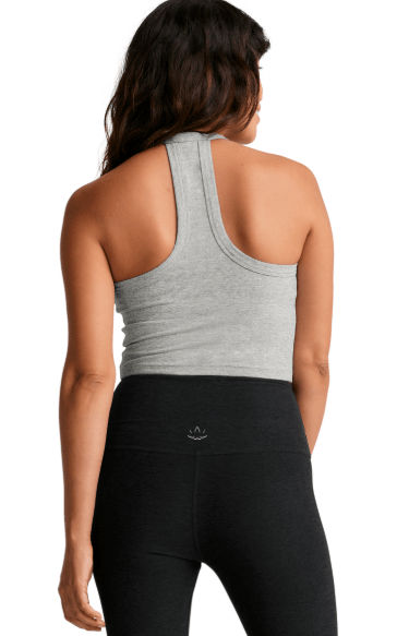 Beyond Yoga On The Up Cropped Tank - Silver Mist | Beyond Yoga | Evolve Fit Wear