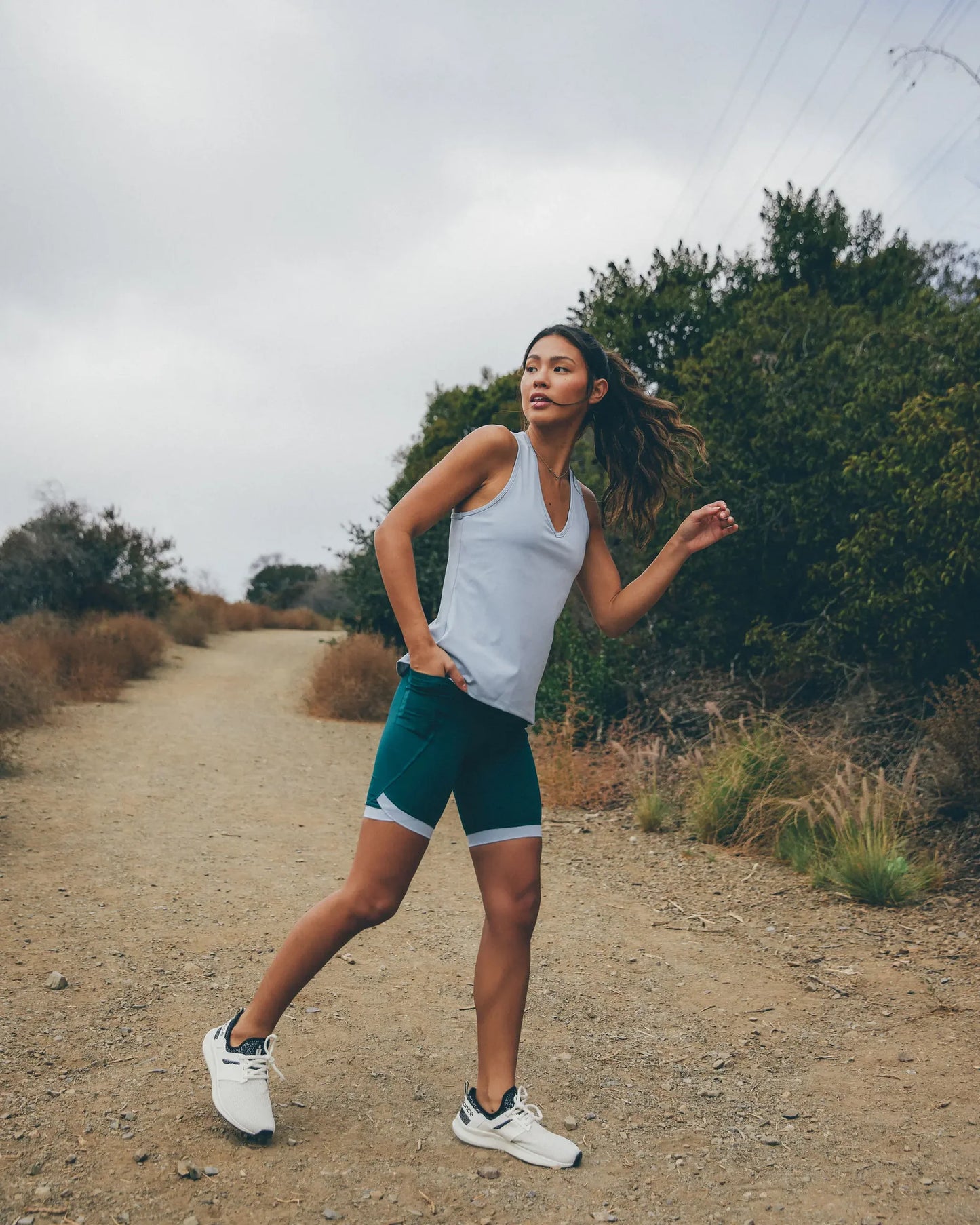 Sculpt Biker Shorts - Evergreen | High-Waisted
