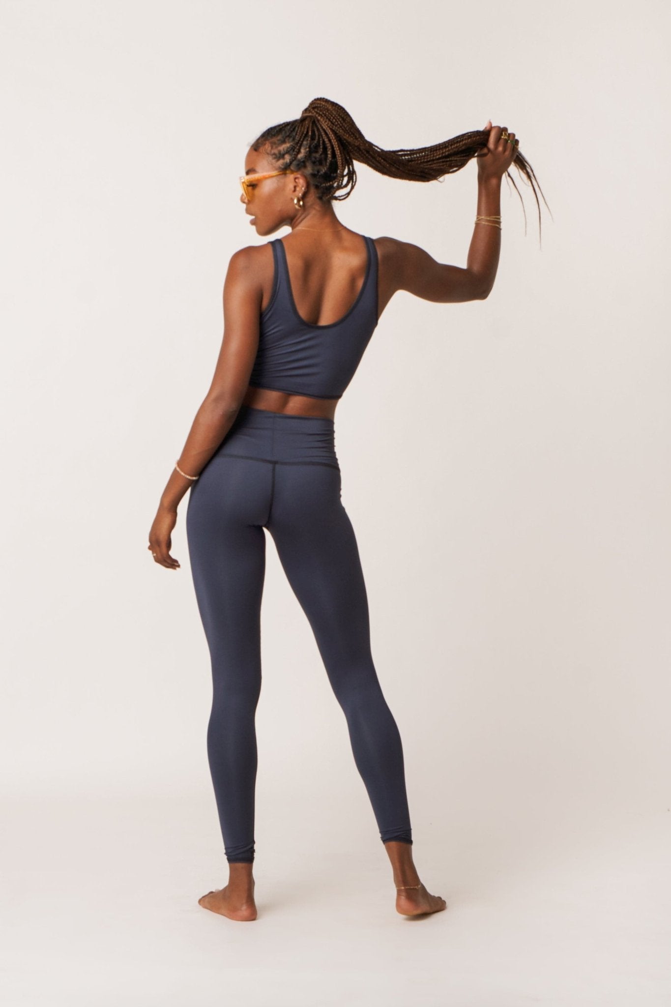 Solid Navy Lover Tank | Teeki | Evolve Fit Wear