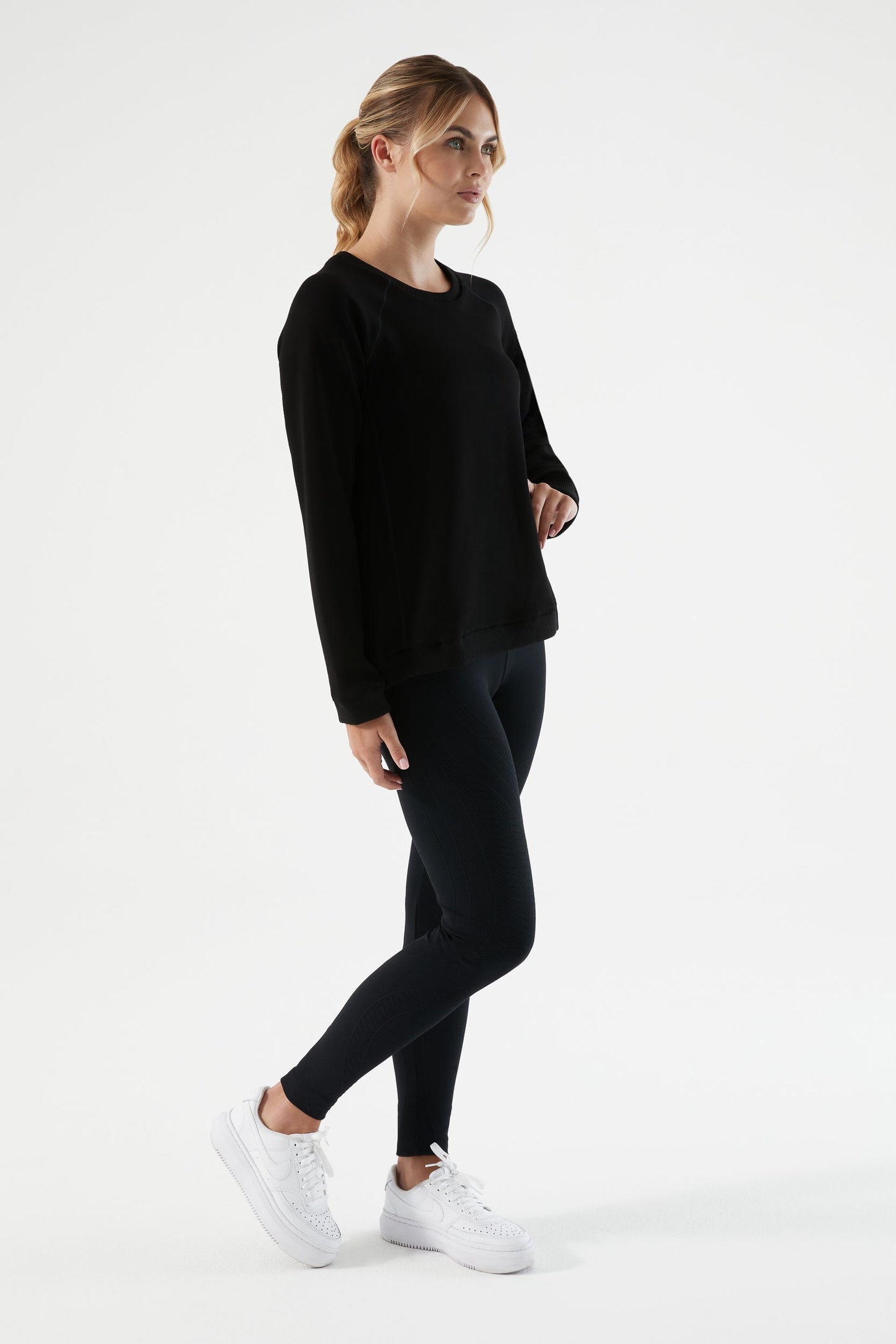 Sleek Crew - Softest Crewneck Sweatshirt for Women | NUX | Evolve Fit Wear