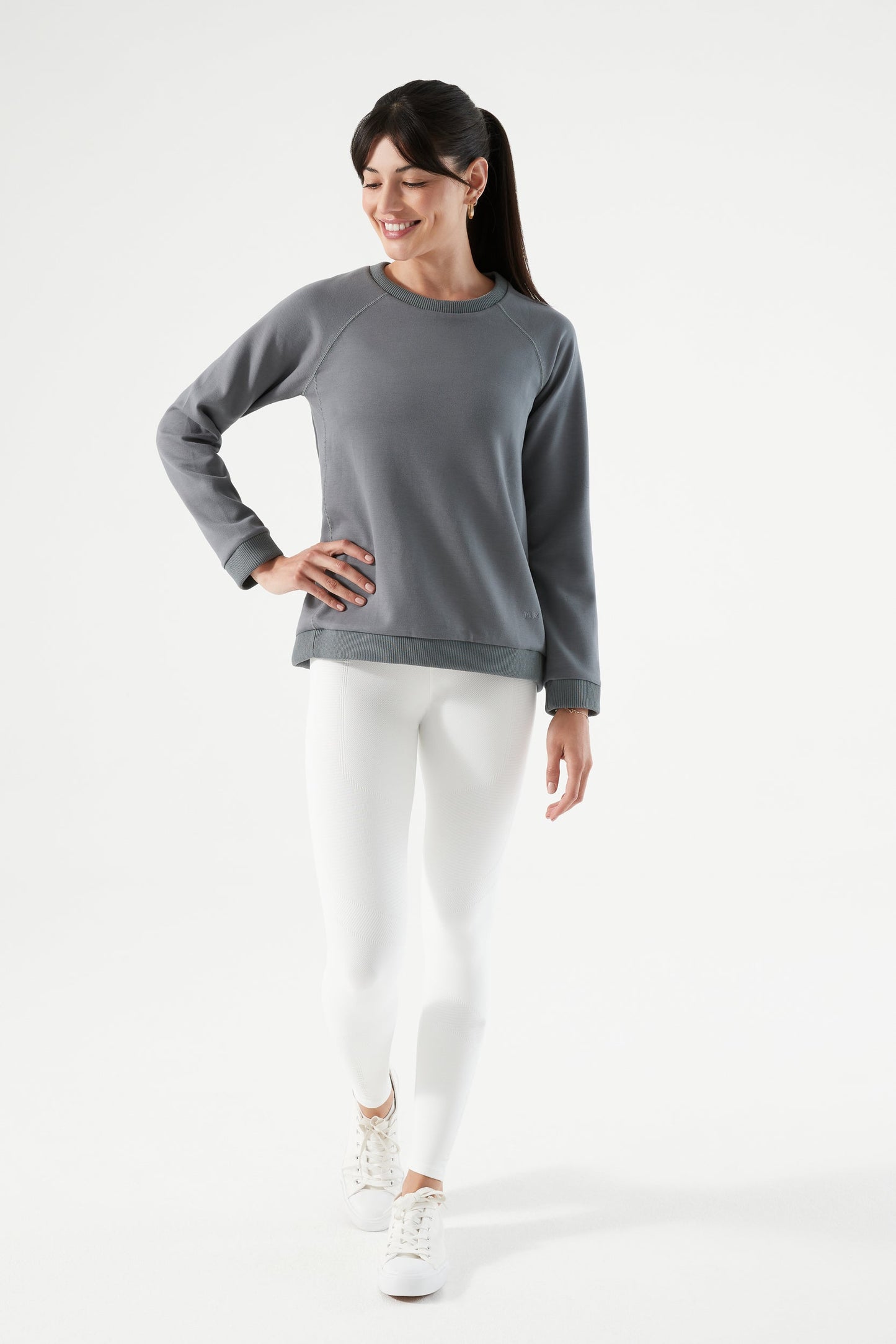 Sleek Crew - Softest Crewneck Sweatshirt for Women | NUX | Evolve Fit Wear