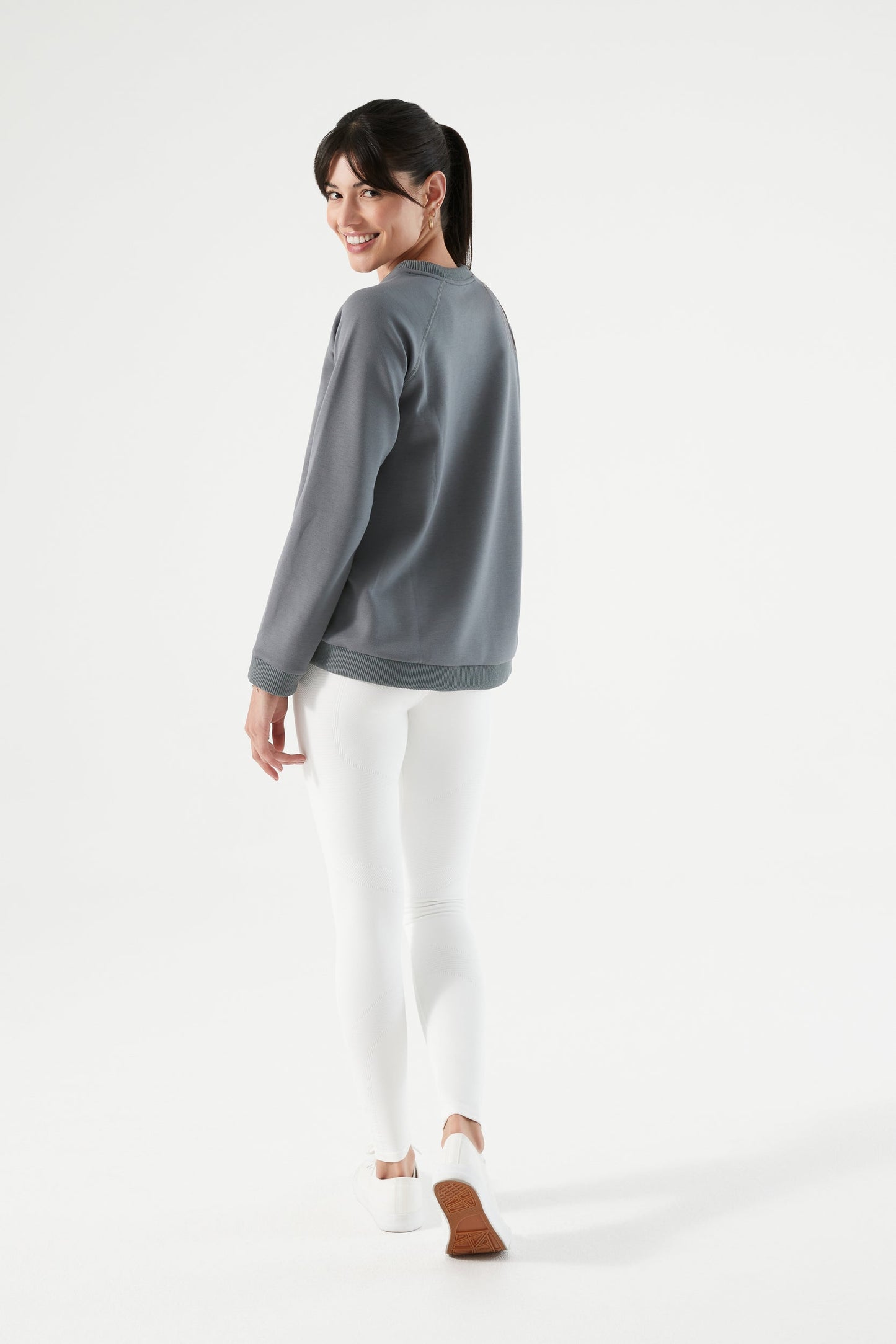 Sleek Crew - Softest Crewneck Sweatshirt for Women | NUX | Evolve Fit Wear