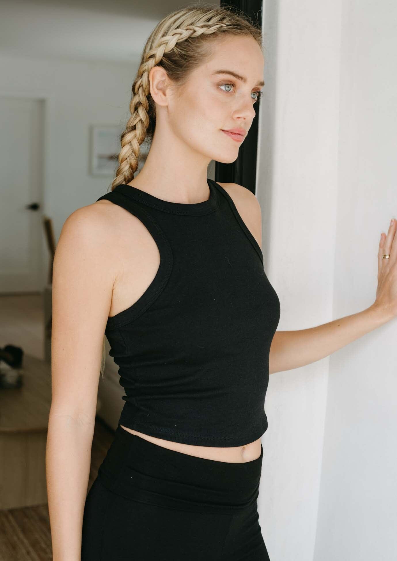 Bliss Rib Tank - Black | Jala | Evolve Fit Wear