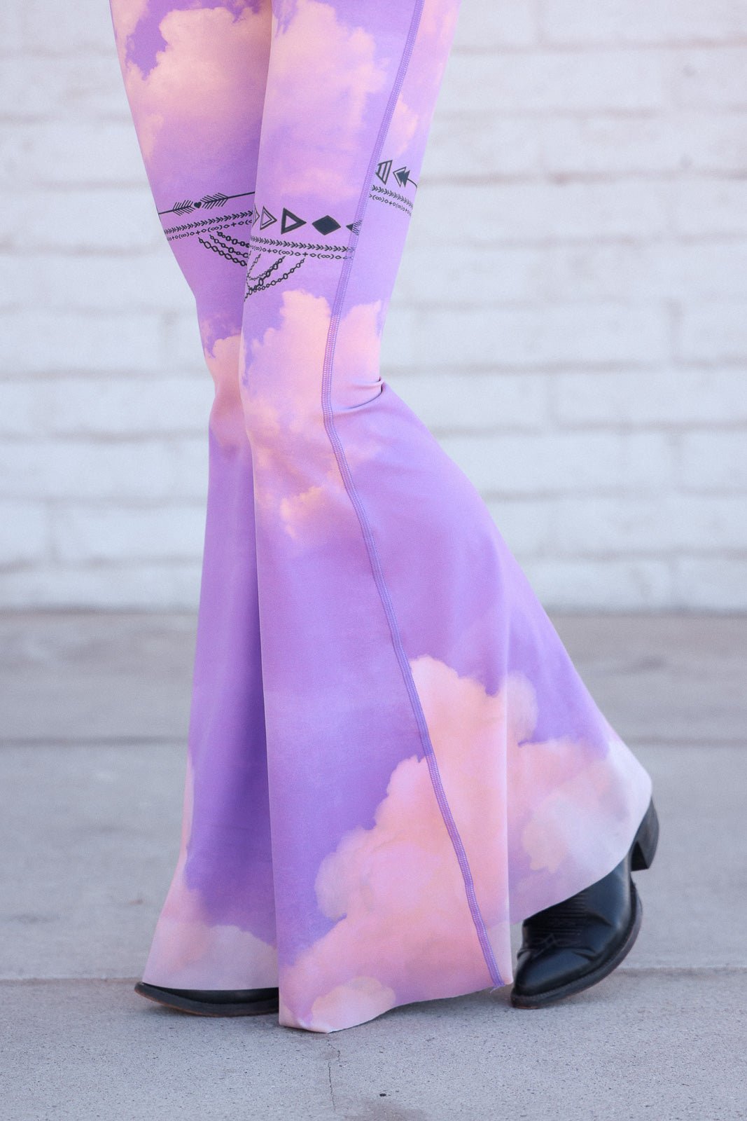 Purple Haze Long Bell Bottom | Teeki | Evolve Fit Wear