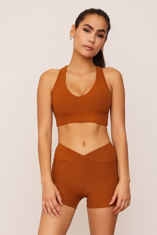 Turmeric Racerback Bra | Wolven | Evolve Fit Wear