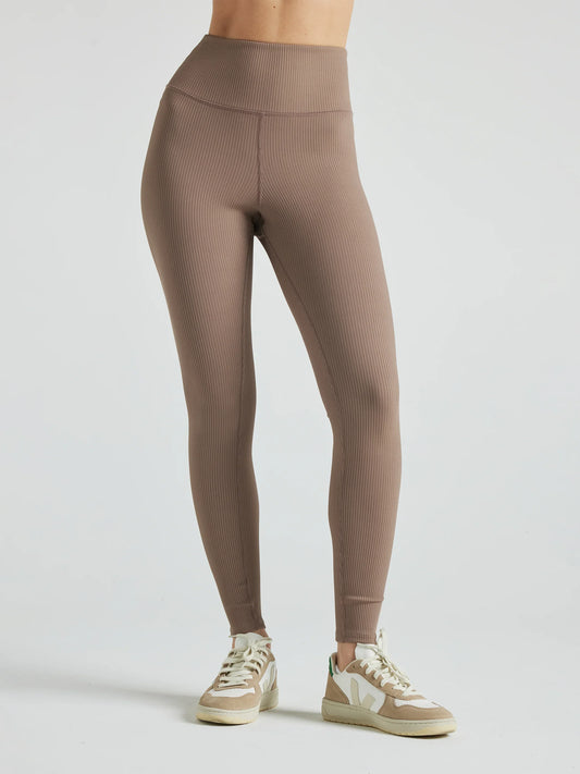 Renew Rib Legging - Pine Bark | Losano | Evolve Fit Wear