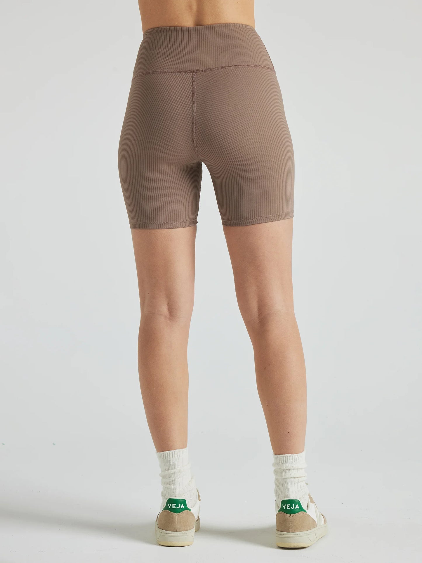 Renew Rib Biker Short - Pine Bark | Losano | Evolve Fit Wear