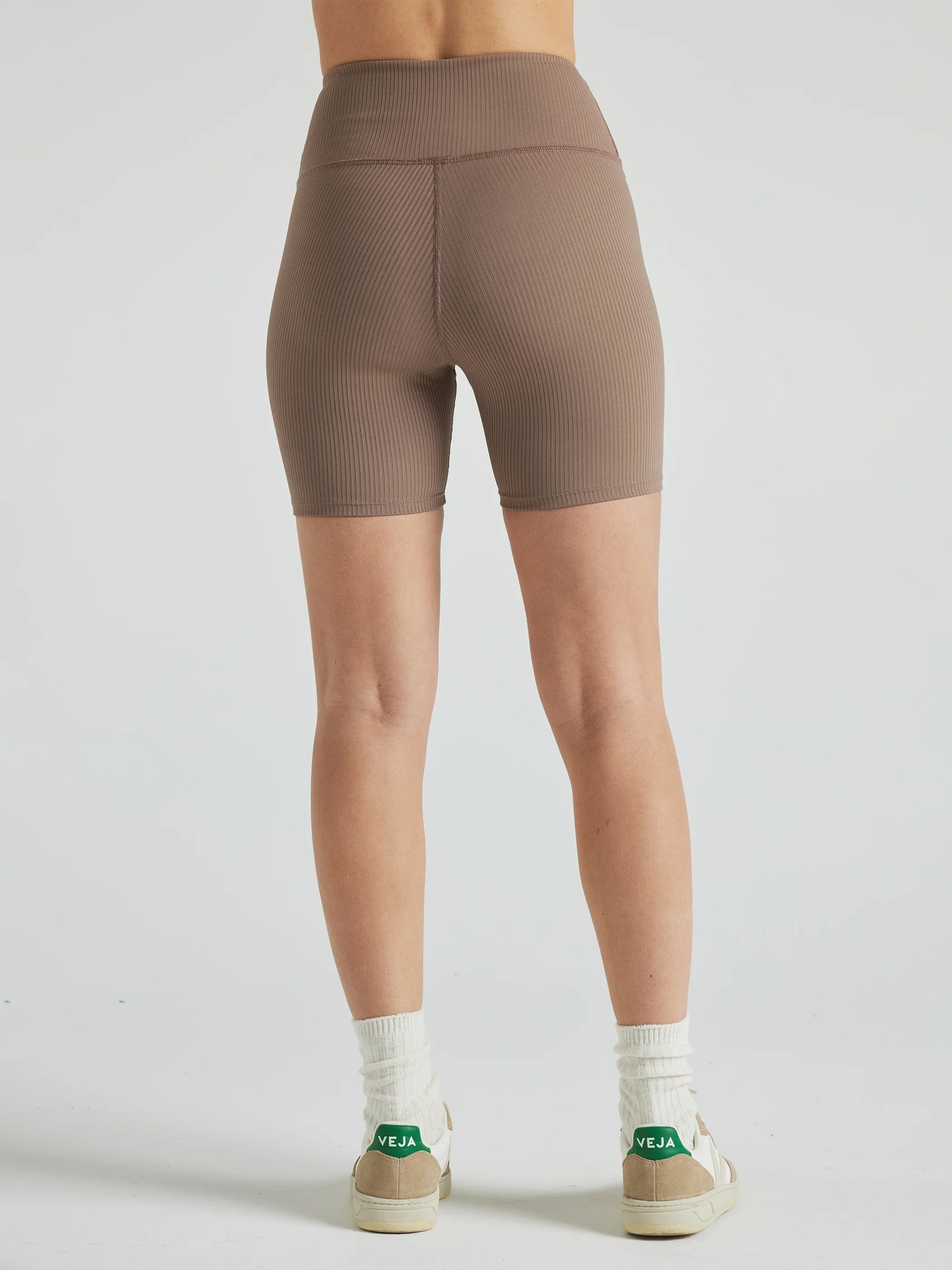 Renew Rib Biker Short - Pine Bark | Losano | Evolve Fit Wear