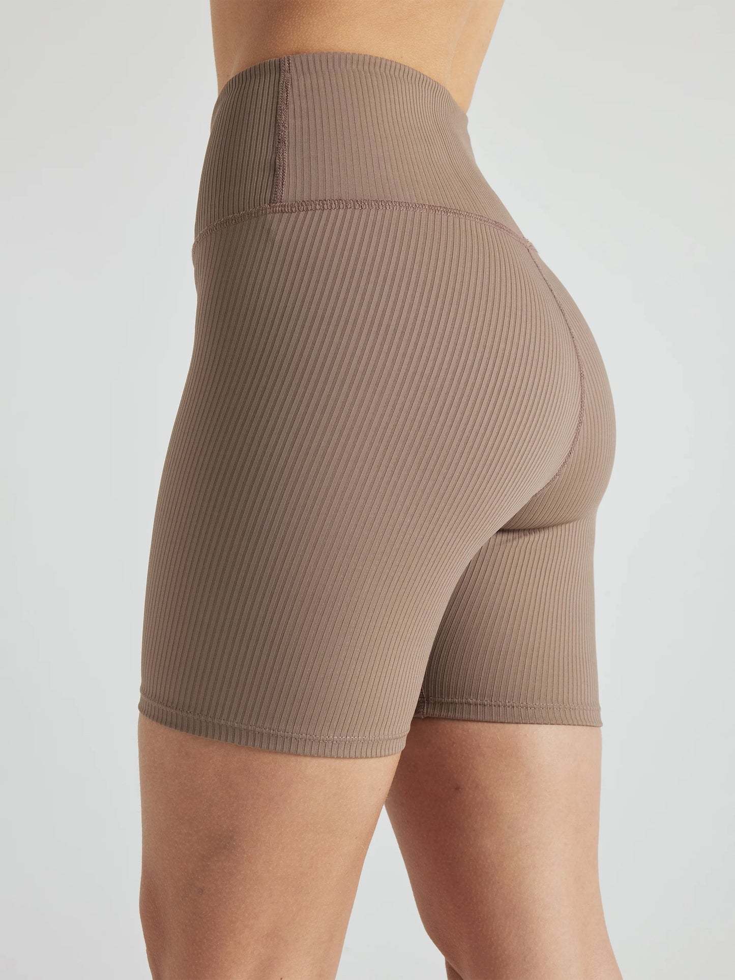Renew Rib Biker Short - Pine Bark | Losano | Evolve Fit Wear